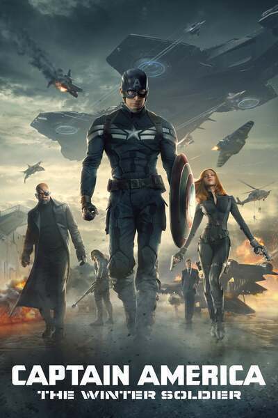 Captain America: The Winter Soldier Hindi Dubbed Movie Poster (2014)