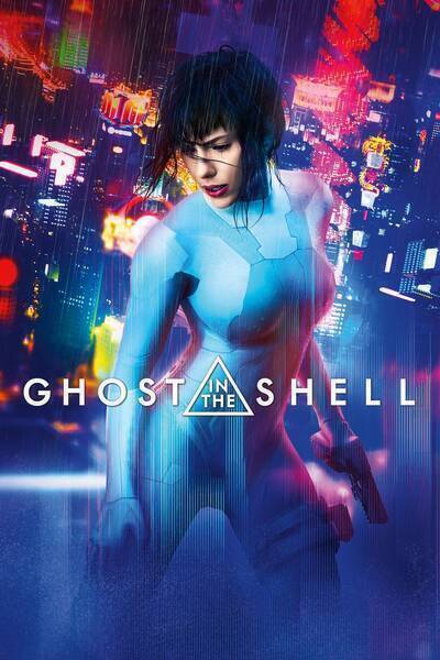 Ghost in the Shell Hindi Dubbed Movie Poster (2017)