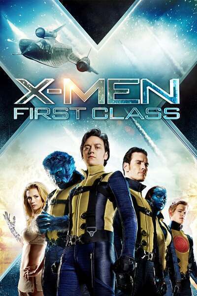 X-Men: First Class Hindi Dubbed Movie Poster (2011)
