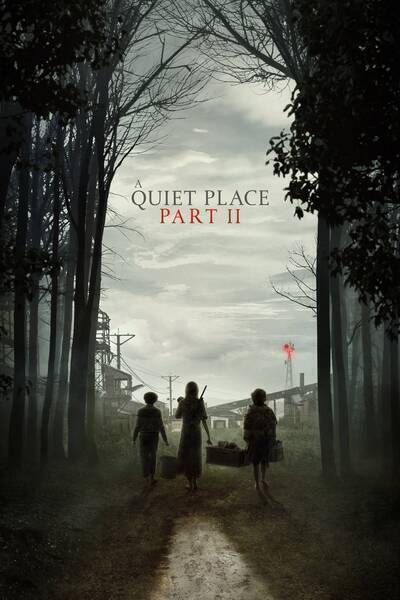 A Quiet Place Part II Hindi Dubbed Movie Poster (2020)