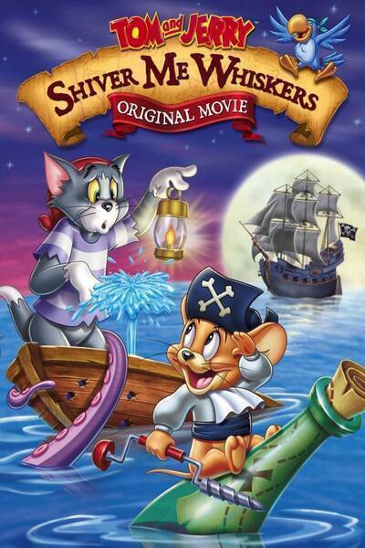 Tom and Jerry: Shiver Me Whiskers Hindi Dubbed Movie Poster (2006)
