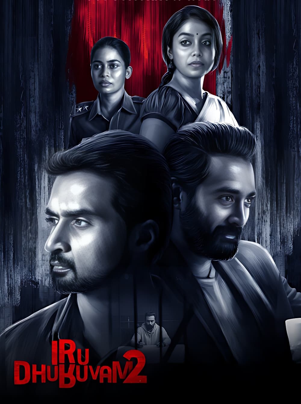 Iru Dhuruvam Hindi Dubbed Movie Poster (2019)