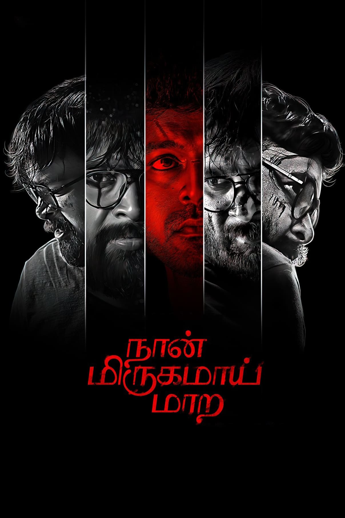 Naan Mirugamaai Maara Hindi Dubbed Movie Poster (2022)