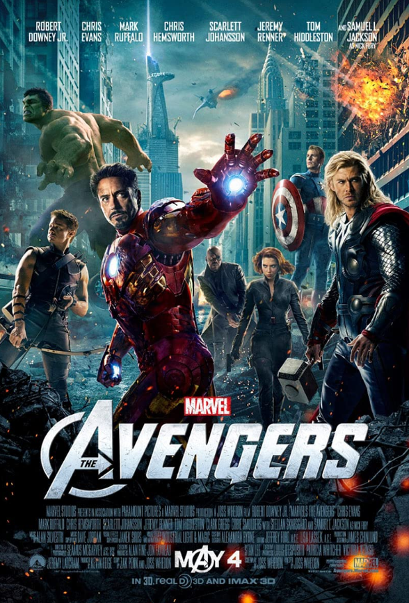 The Avengers Hindi Dubbed Movie Poster (2012)