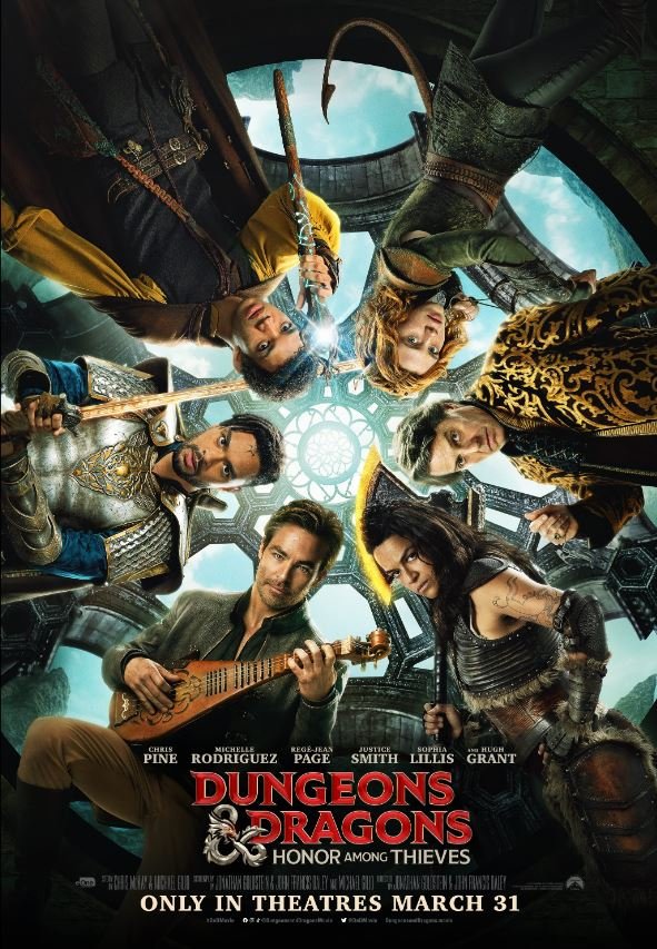 Dungeons & Dragons: Honor Among Thieves Hindi Dubbed Movie Poster (2023)