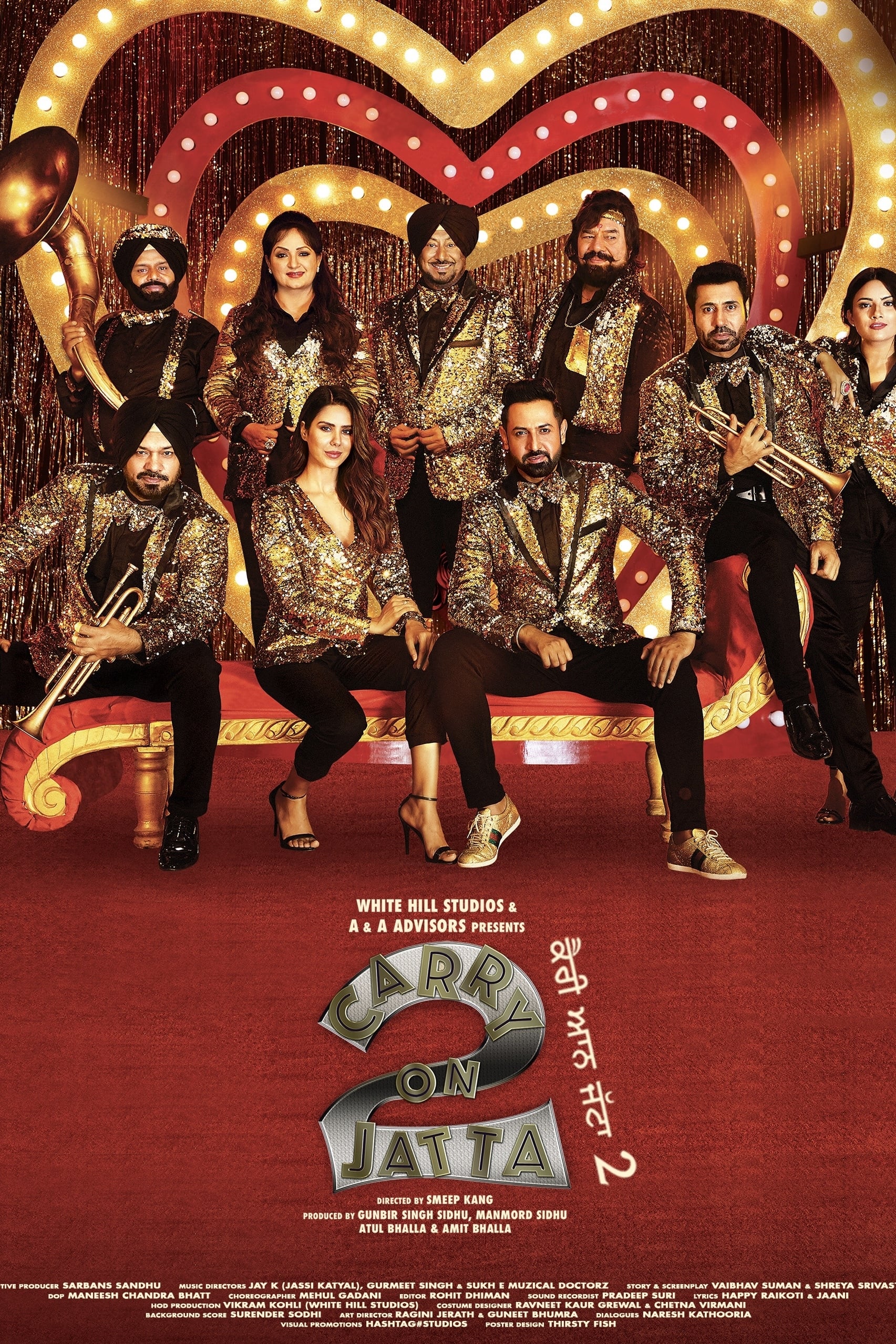 Carry on Jatta 2 Hindi Dubbed Movie Poster (2018)