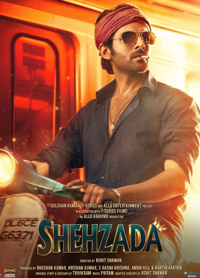 Shehzada Hindi Dubbed Movie Poster (2023)