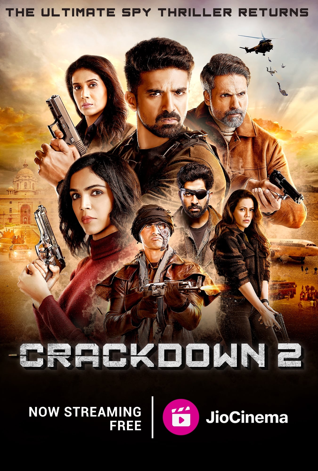 Crackdown Hindi Dubbed Movie Poster (2020)