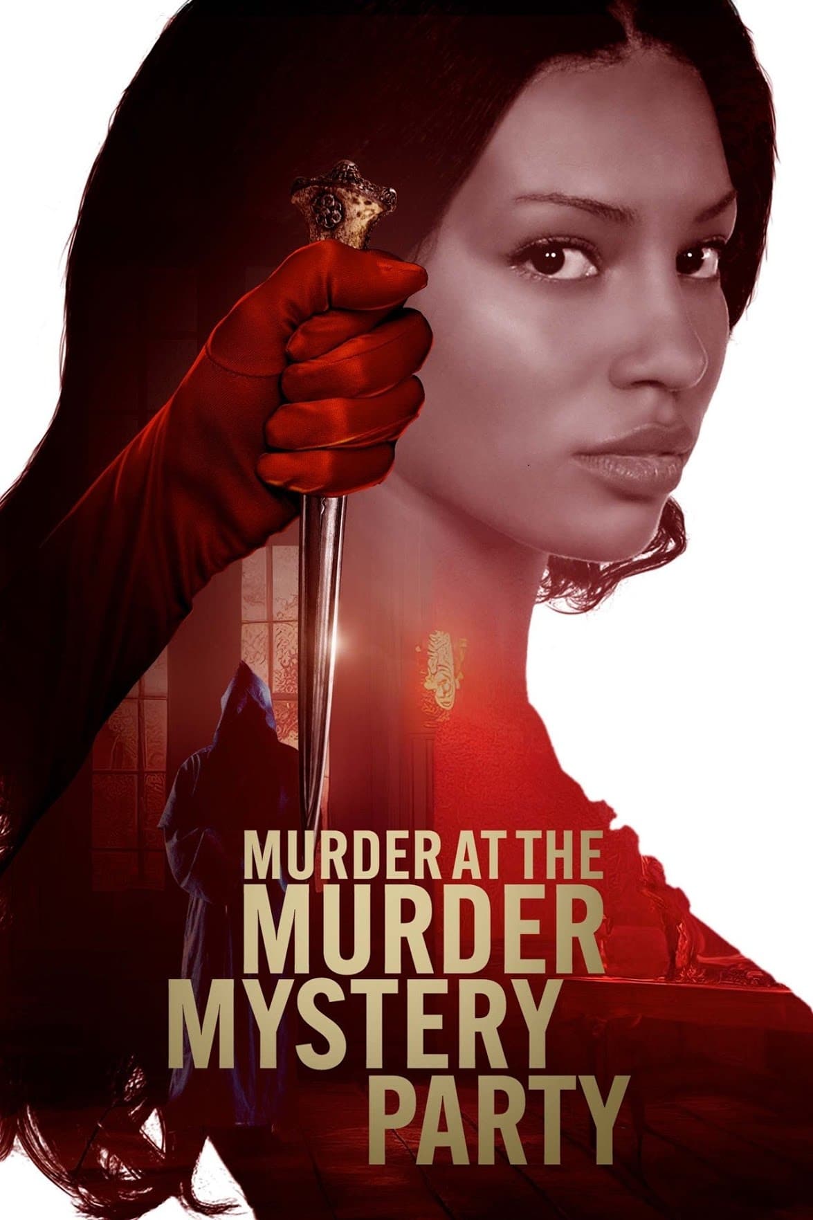 Murder at the Murder Mystery Party Hindi Dubbed Movie Poster (2023)