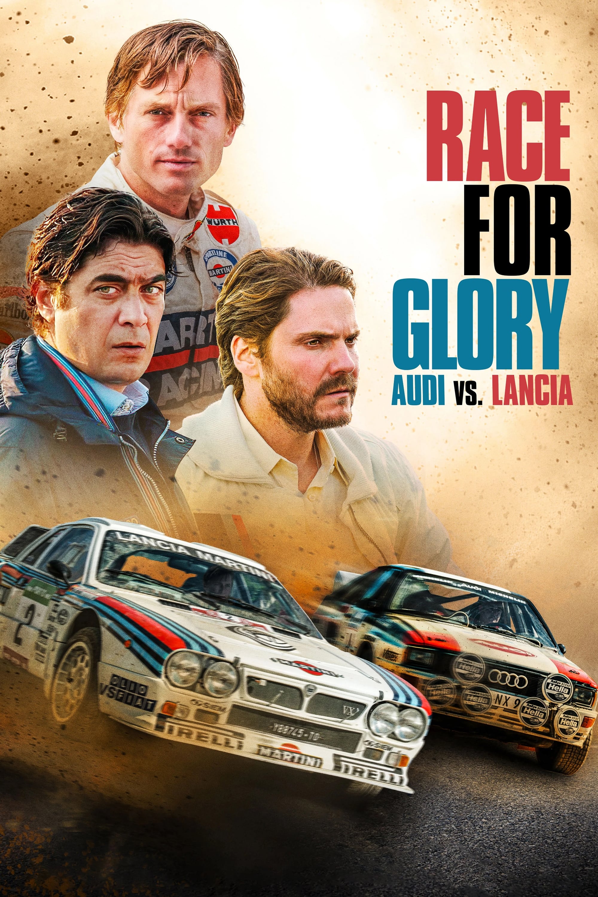 Race for Glory: Audi vs Lancia Hindi Dubbed Movie Poster (2024)