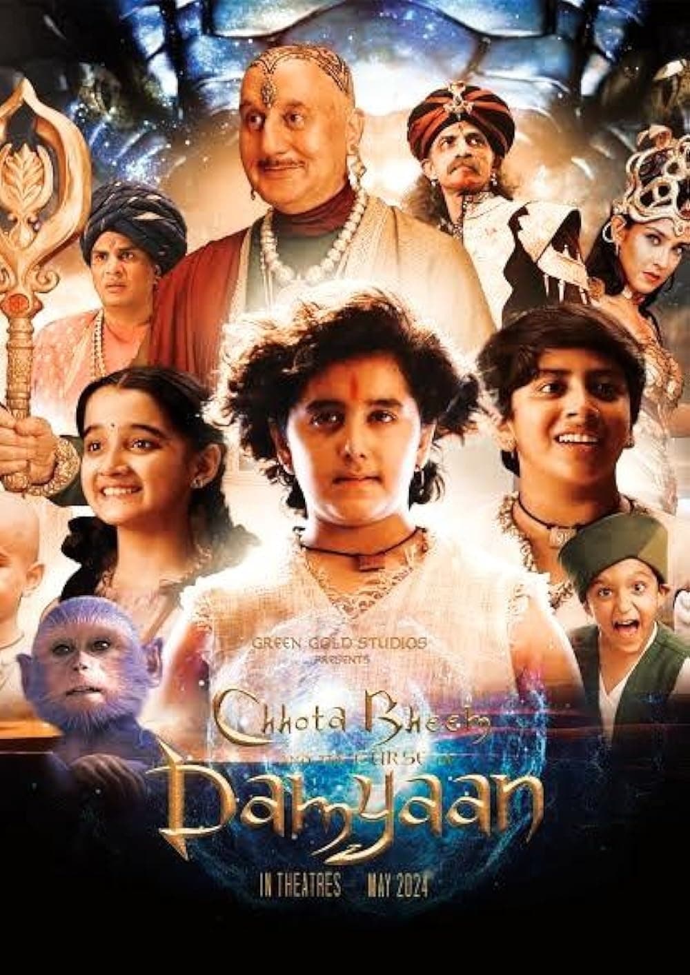 Chhota Bheem and the Curse of Damyaan Hindi Dubbed Movie Poster (2024)