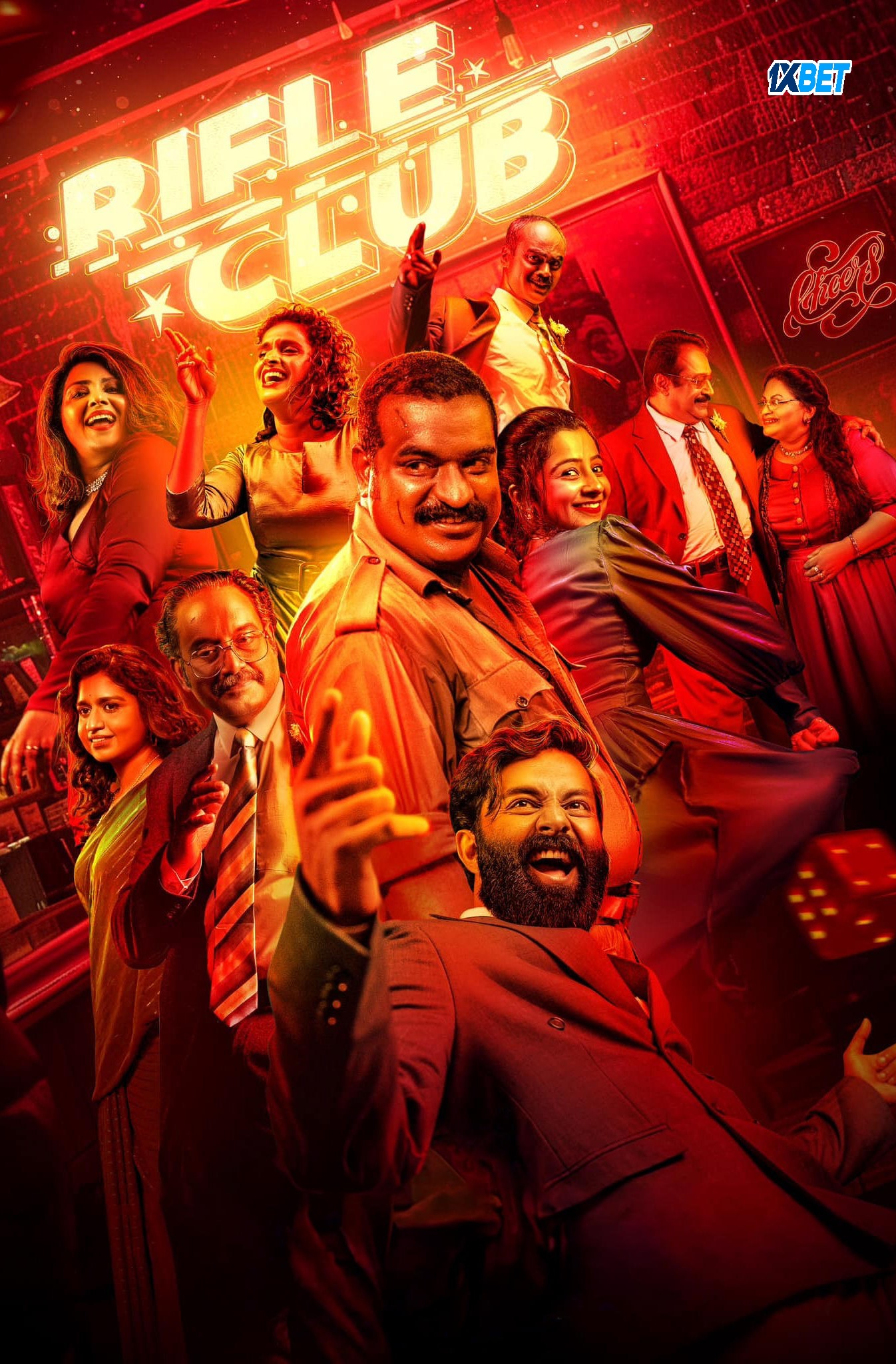 Rifle Club Hindi Dubbed Movie Poster (2024)