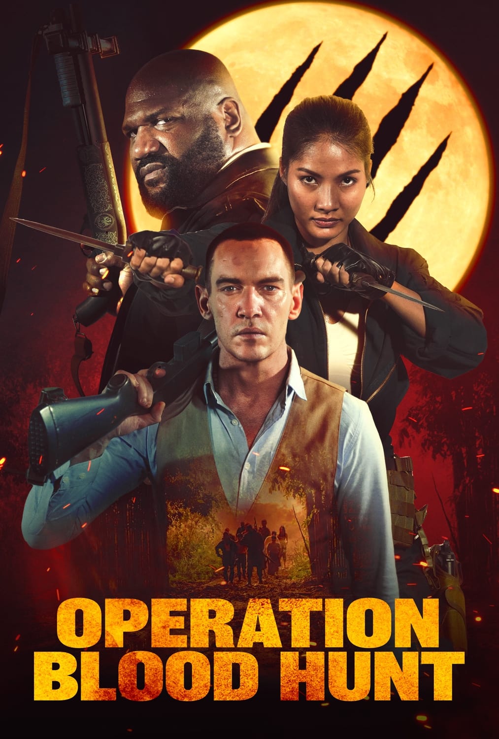 Operation Blood Hunt Hindi Dubbed Movie Poster (2024)