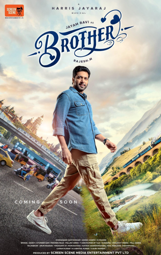 Brother Hindi Dubbed Movie Poster (2024)