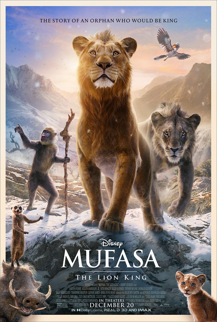Mufasa: The Lion King Hindi Dubbed Movie Poster (2024)