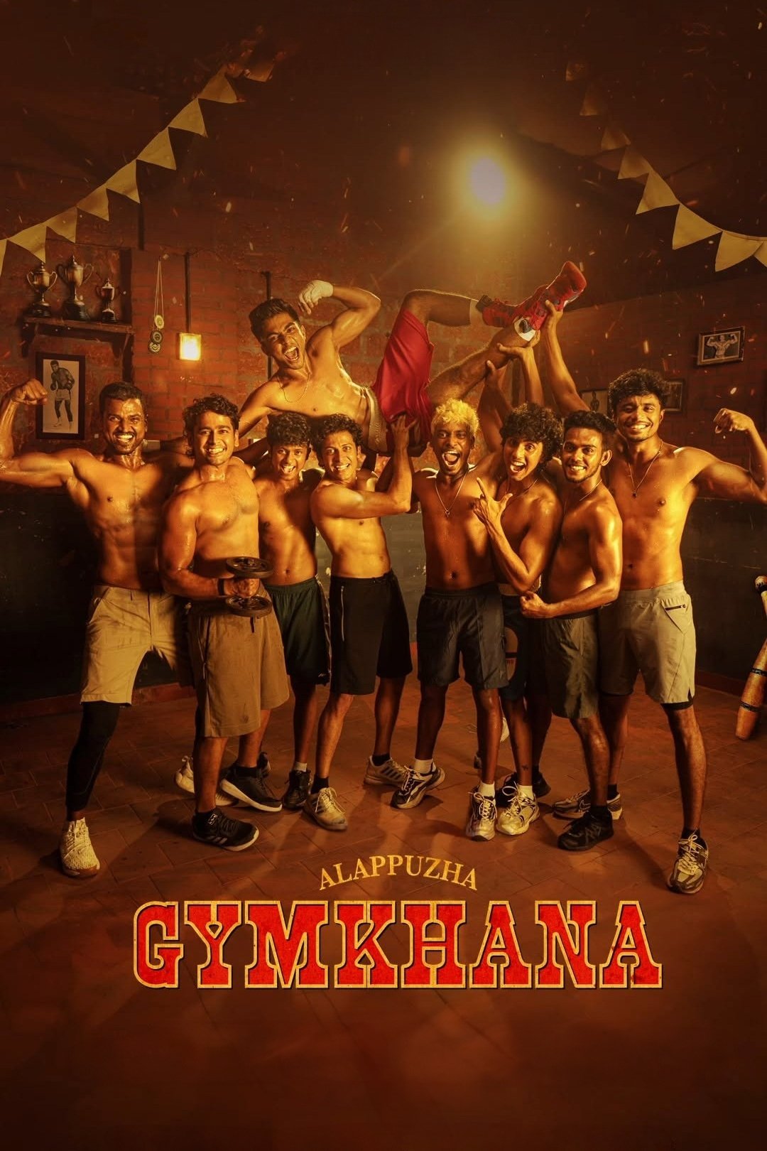 Alappuzha Gymkhana Hindi Dubbed Movie Poster (2025)