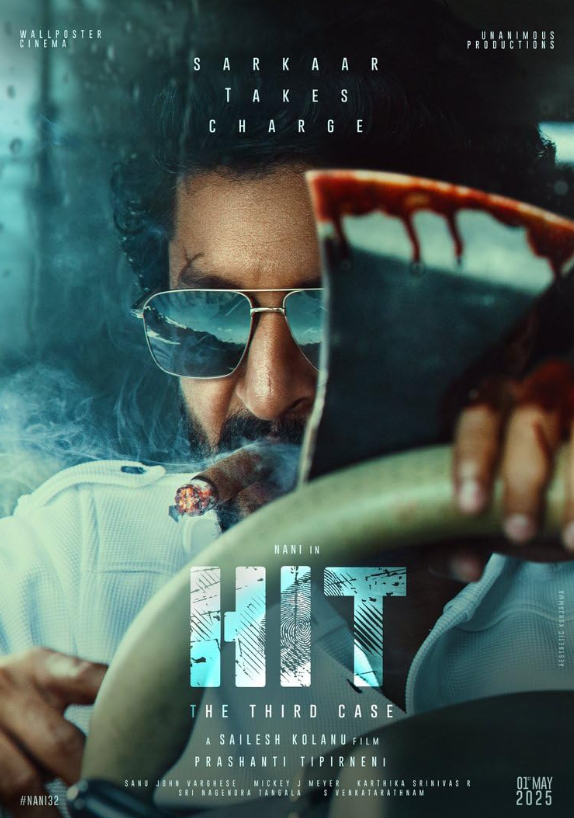 HIT: The 3rd Case Hindi Dubbed Movie Poster (2025)
