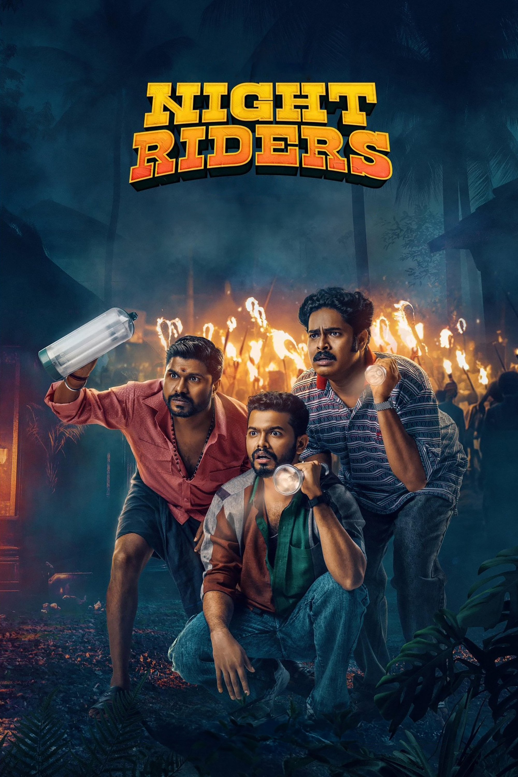 Nellikkampoyil Night Riders Hindi Dubbed Movie Poster (2025)