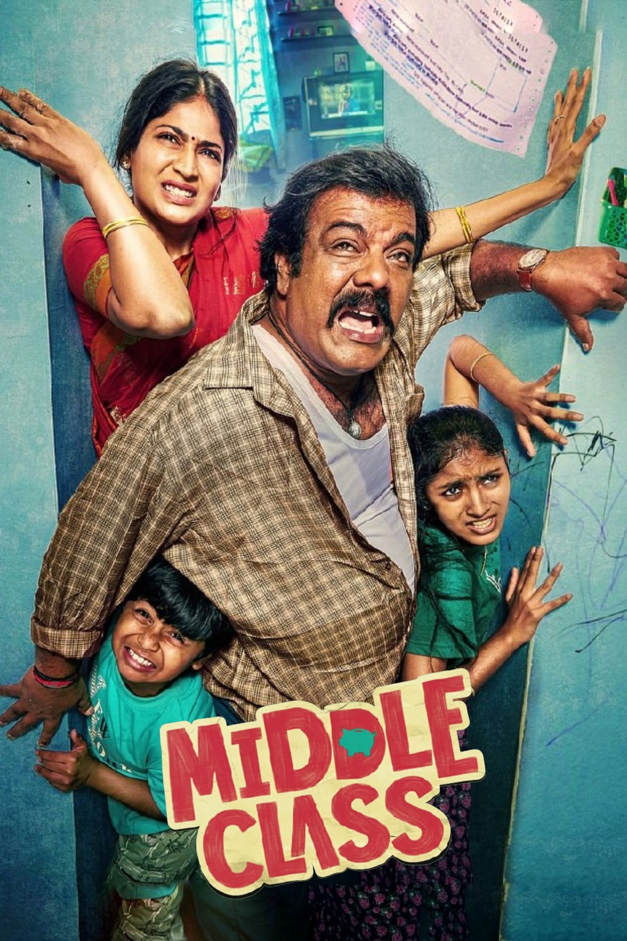 Middle Class Hindi Dubbed Movie Poster (2025)