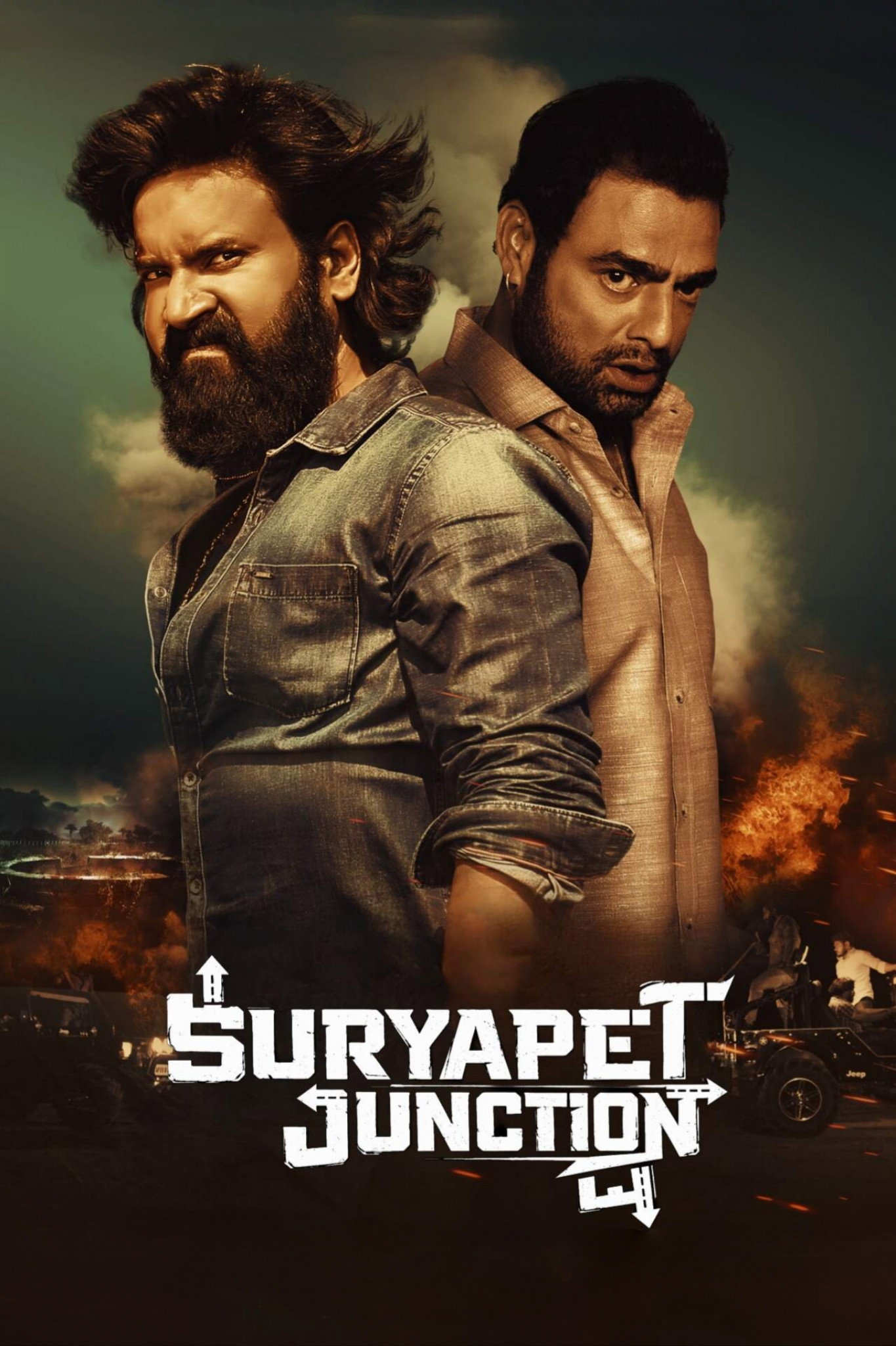 Suryapet Junction Hindi Dubbed Movie Poster (2025)